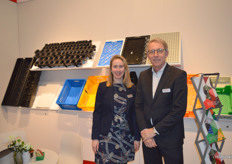 Rianne van der Meer and Aart Jan Bos of Beekenkamp Verpakkingen